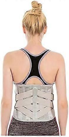 Weightlifting Belt with Adjustable Waist Support for Gym Powerlifting Lumbar Protection Grey - 3XL โ image 3