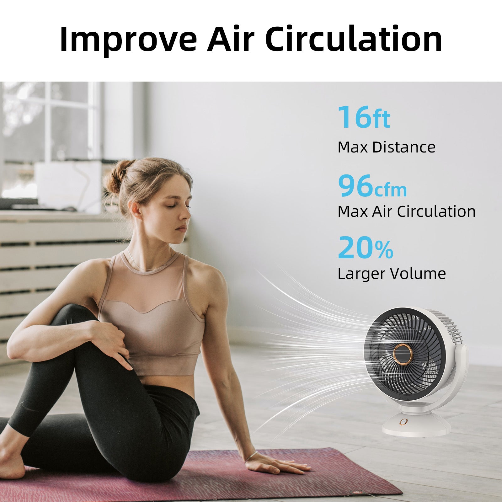 2000mAh RECHARGEABLE FAN โ image 5