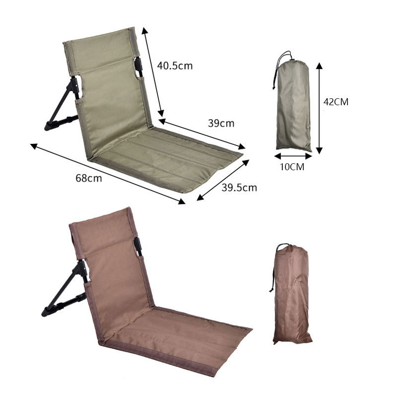 Black Portable Folding Beach Lounger Chair with 600D Oxford Fabric and Aluminum Frame – Lightweight Outdoor Garden Camping Chair in Australia — image 4