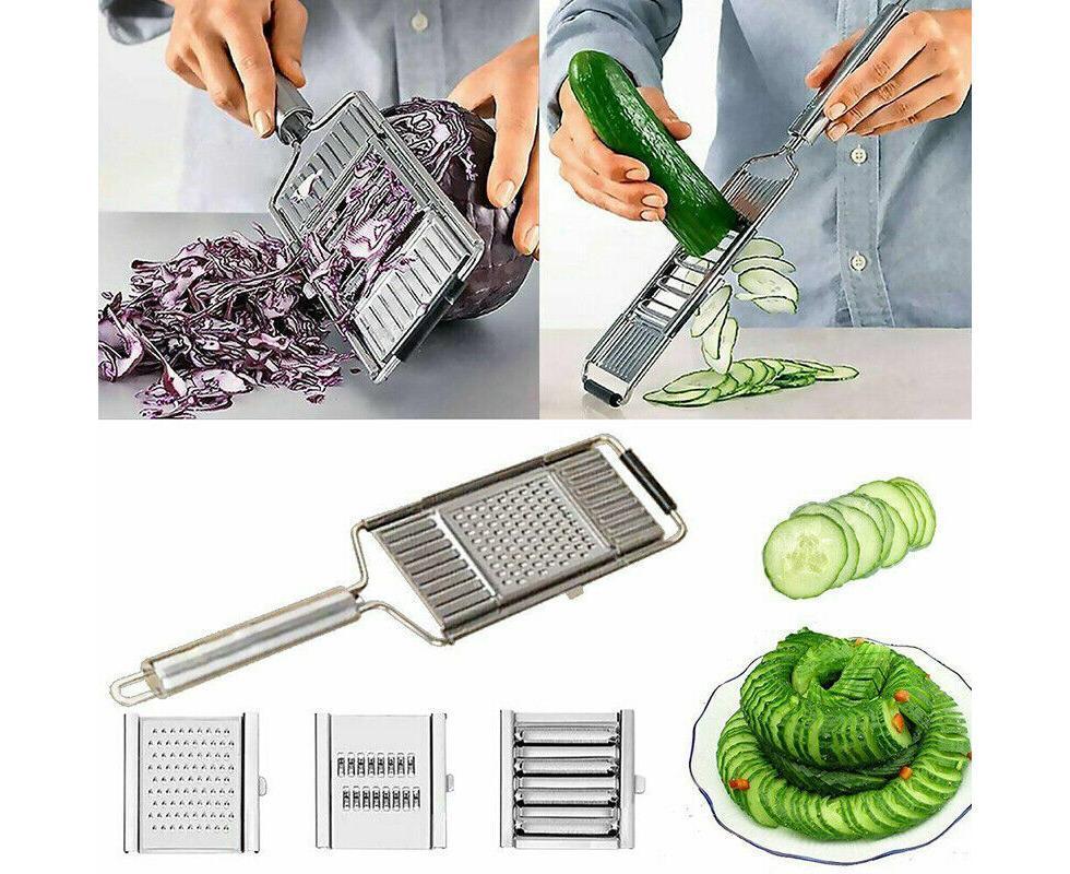 Multi-Purpose Vegetable Slicer Peeler Stainless Steel Grater Shredder Cutter — image 4