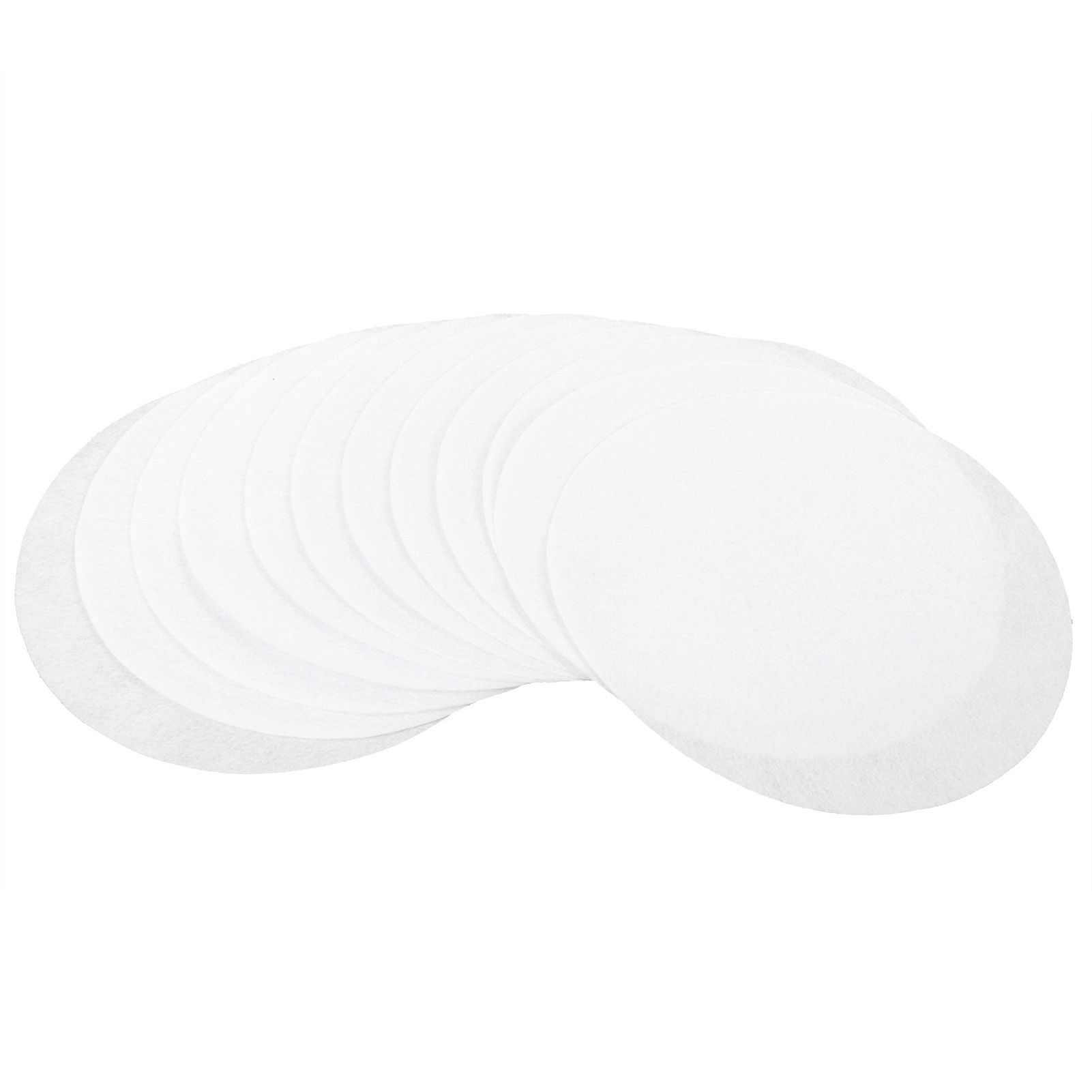 Felt Dish Protection Pad AntiFriction Storage Separator Insulation Mat Food Plate Porcelain Divider(White 48PCS) — image 4