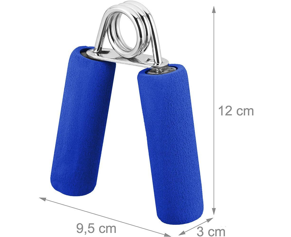 Hand Grip Strengthener,Develop Hand and Forearm Grip Strength for Peak Performance in Sports. Perfect Equipment for Gyms - Bonus Foam Sleeves - Blue โ image 4