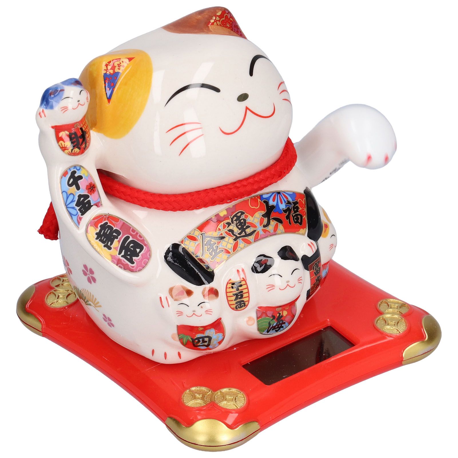 Ceramic Wealth Welcoming Cat Ornament Desktop Fortune Cat Craft for Home Shop Store Business GiftType 3 โ image 5