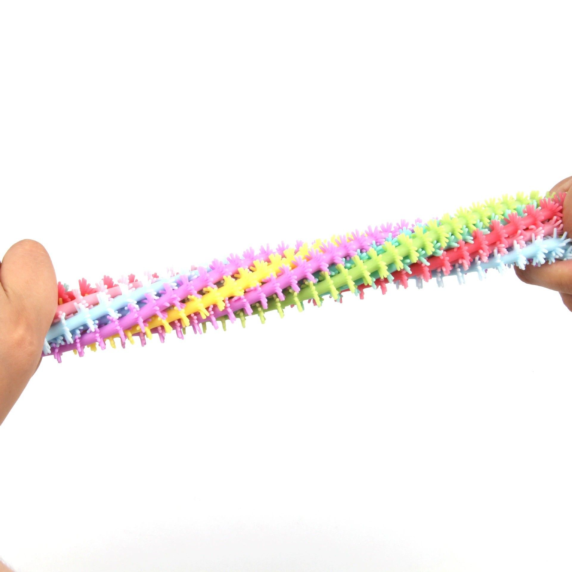 10 PCS Stretchy Toy, Sensory Worm Stretch Toys, Muticolor Stretchy Strings Toy for Stress Relief, Valentine's Day Easter Day Gift โ image 3