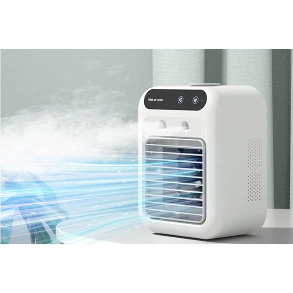 Portable Air Conditioner Fan 3 Speeds Cooling Humidifier Fan for Room Desk Bedroom Office White — image 6