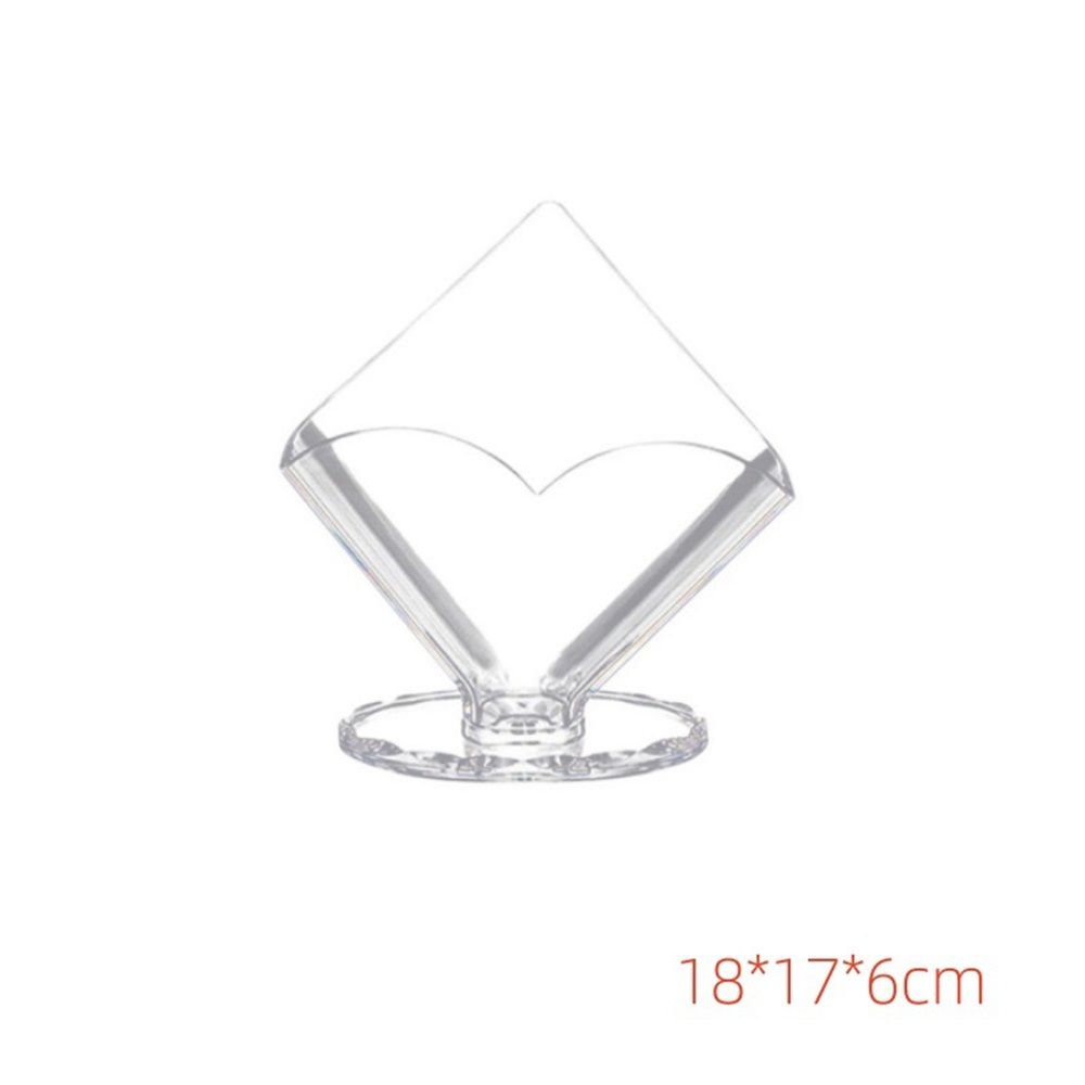 Cocktail napkin holder 2-piece set, acrylic transparent coffee filter holder, modern design, used for dining table and kitchen decoration(Square towel paper — image 5