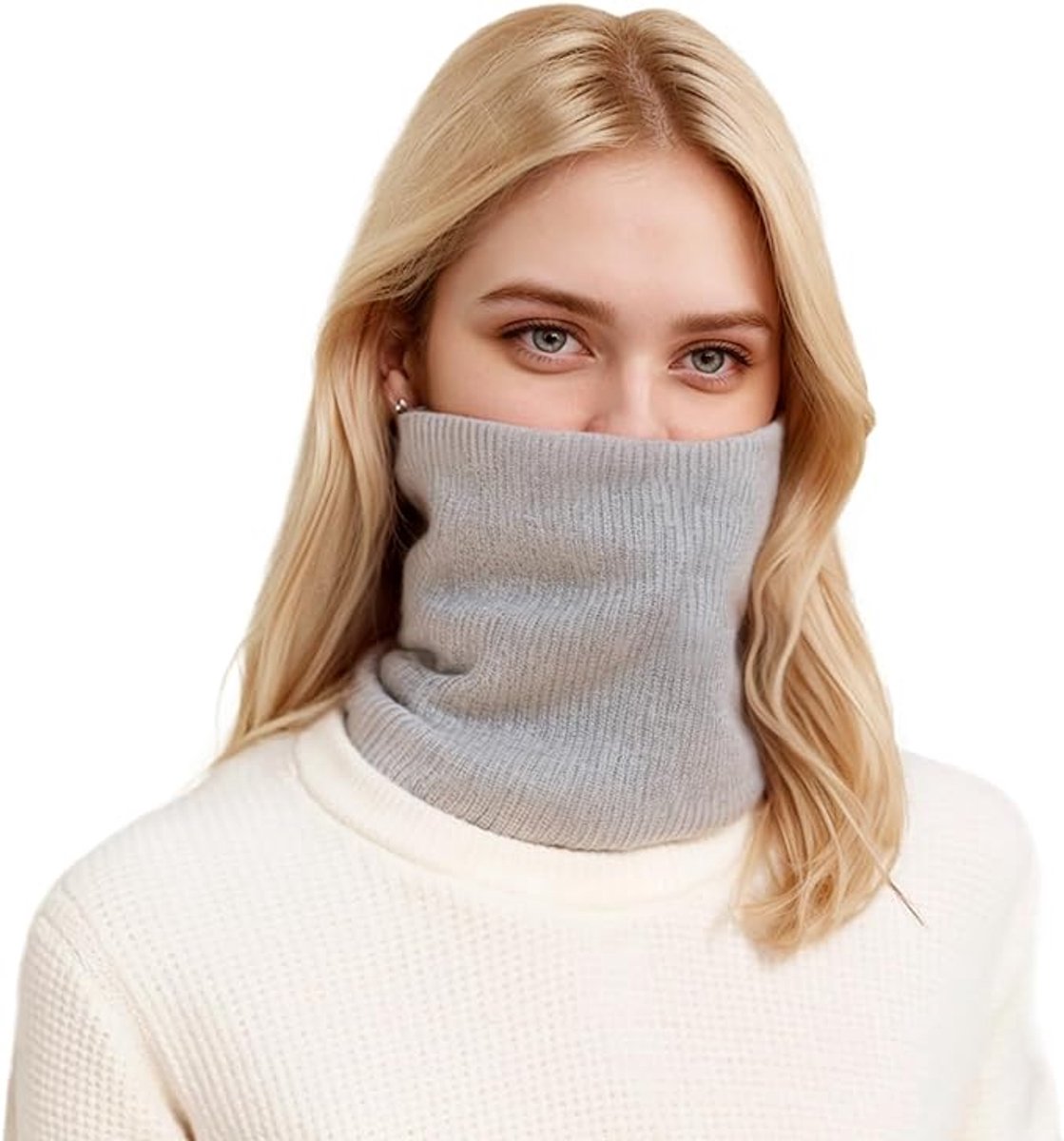 Women's Scarves (2-pack) - Neck Warmer - Winter Scarves for Women - Fleece Neck Warmer - Unisex Winter Neck Warmer - Suitable for Motorcycling, Skiing — image 4