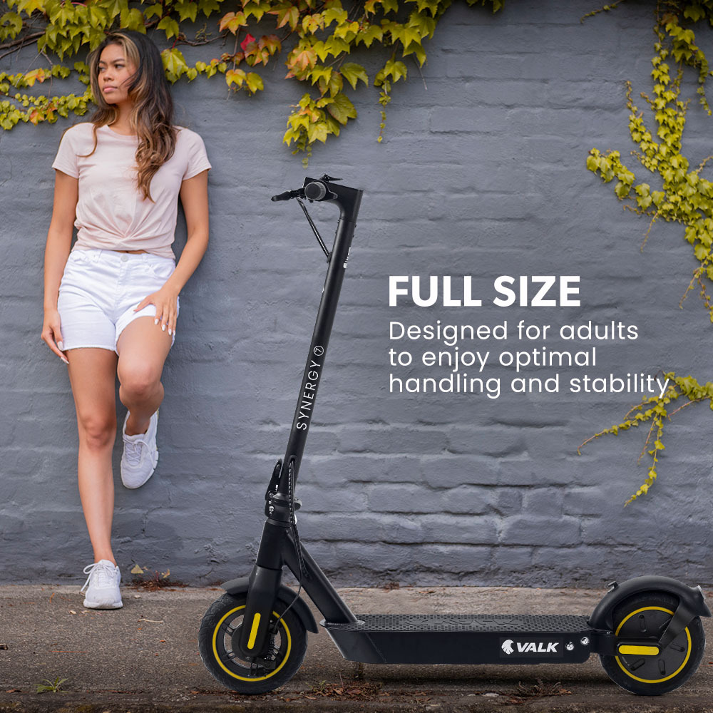 VALK Synergy 7 Electric Scooter, 500W 15Ah, AU Compliant, Motorised eScooter for Adults, Black/Yellow โ image 6