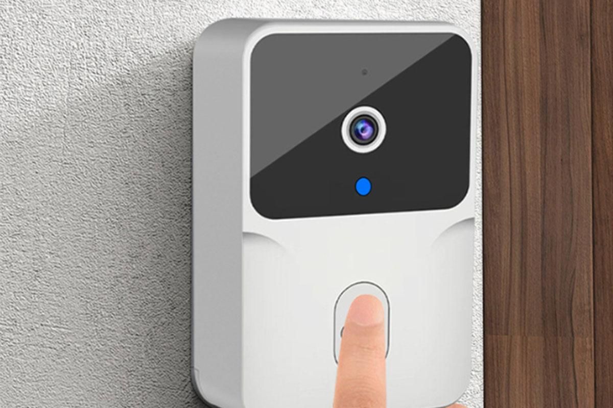 Wireless Doorbell Camera Video Door Bell Smart Intercom Security Phone Camera Indoor Outdoor - White โ image 3