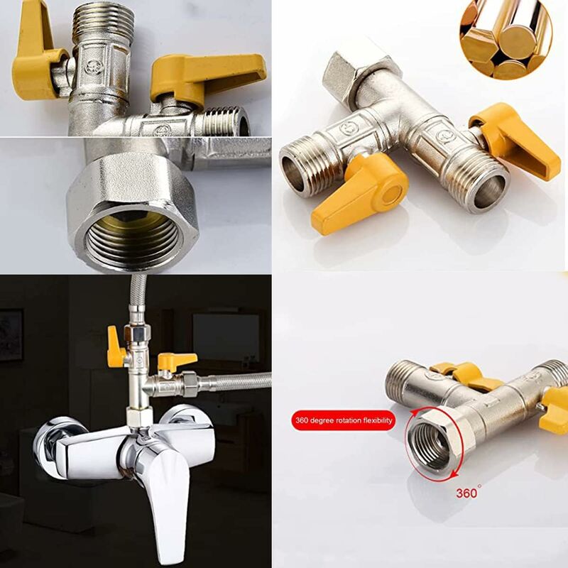 Brass Three Way Shower Valve — image 4