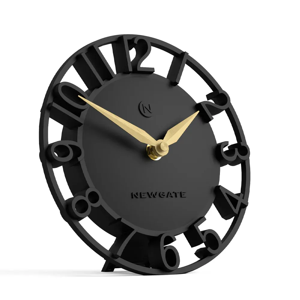 Newgate Timewarp Mantel Clock-Black — image 3