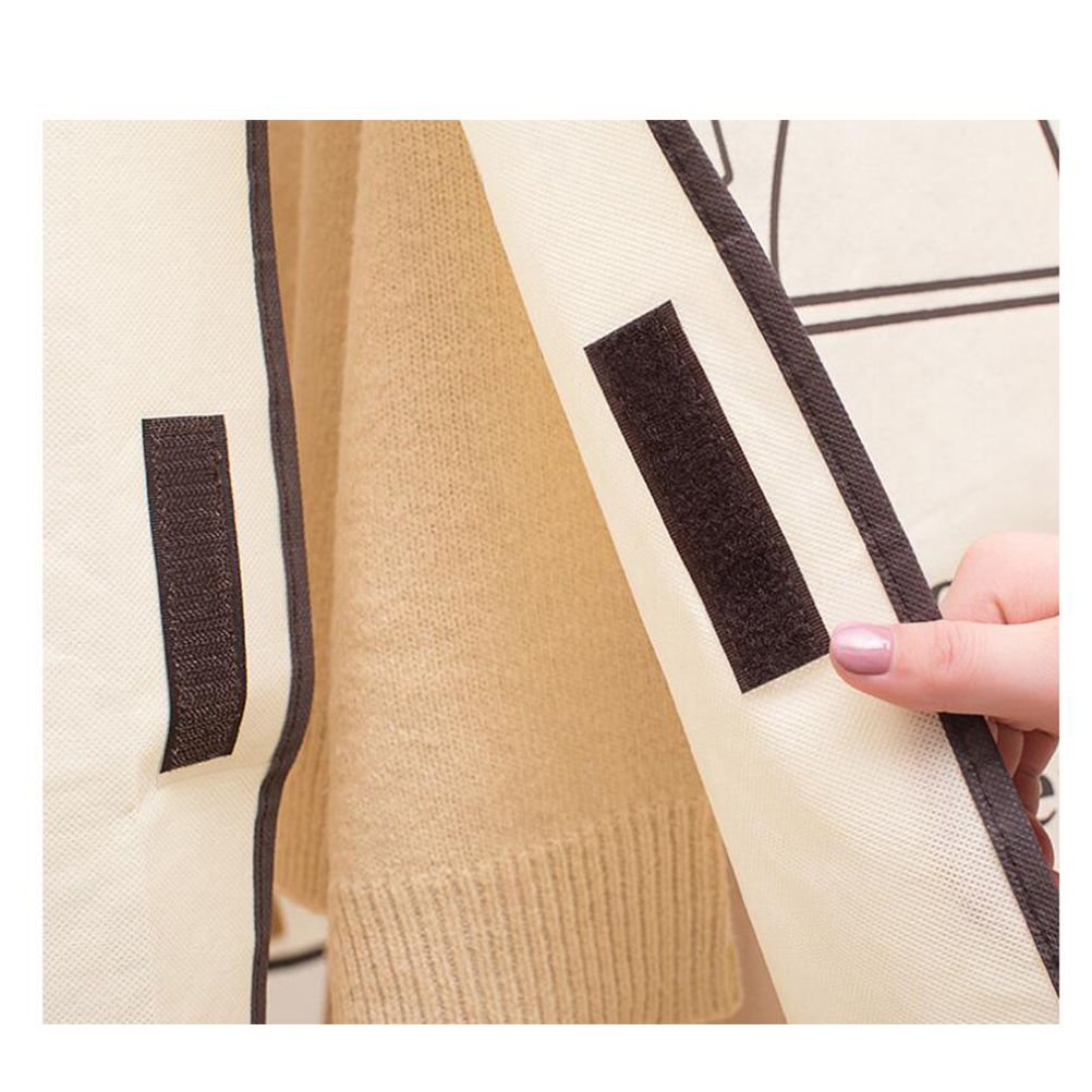 Non Woven Fabric Clothing Dustproof Covers Home Dust Cover Wardrobe Hanger — image 6