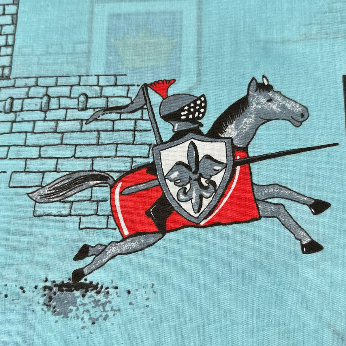 Knight Horse Polyester Cotton Quilt Cover Set Single — image 2