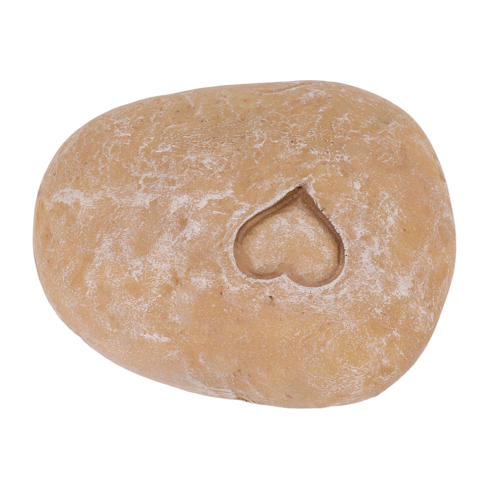 Pet Memorial Garden Stone DIY Lettering Simulation Pebbles Pet Grave Marker for Dogs Cats Love Stone Sand Color โ image 3