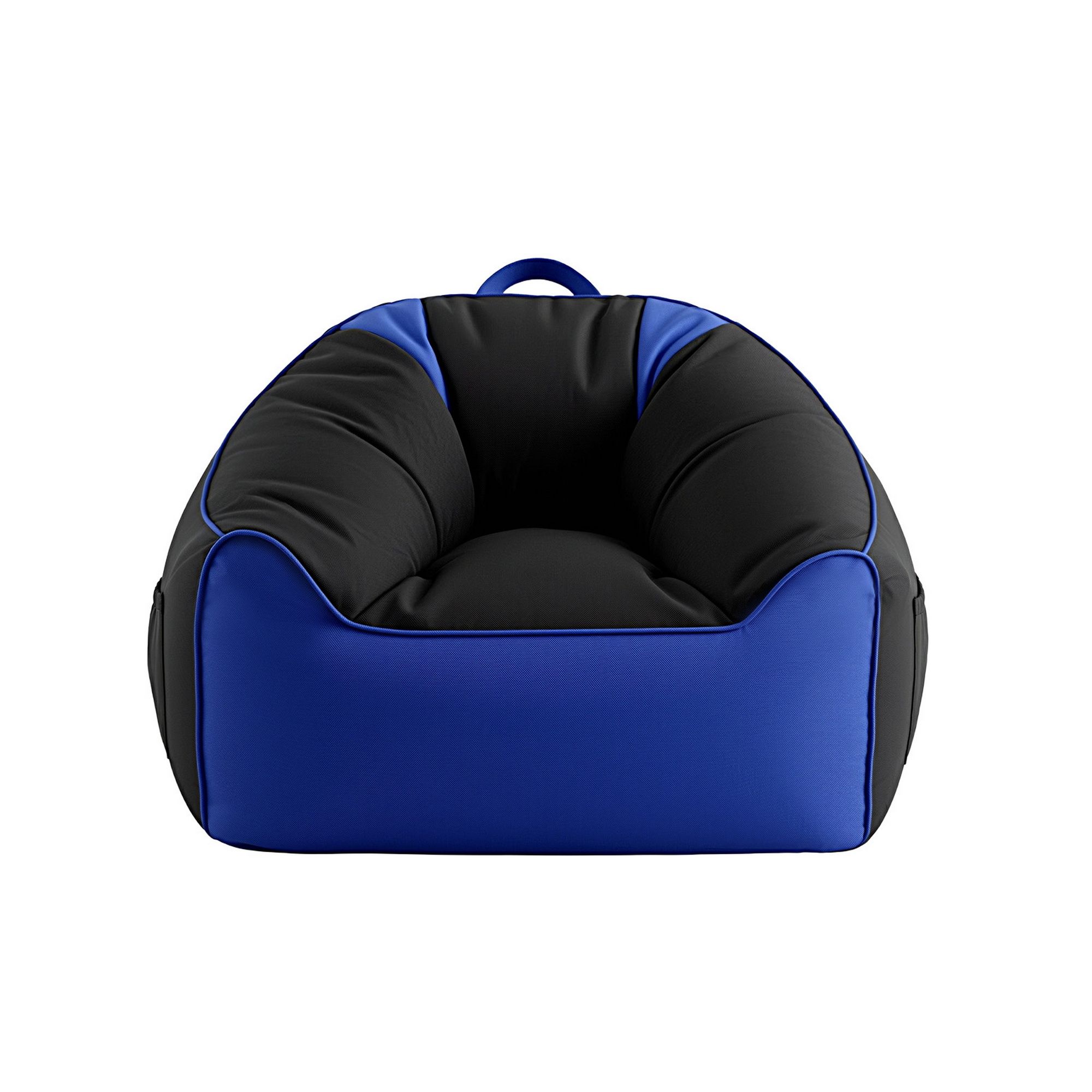 Artiss Gaming Bean Bag Chair Cover (No Filler) for Adults Teens Kids Splash-Proof Floor Gaming Chair Cover with Side Pockets, Headphone Hanger, Cup Holder — image 3