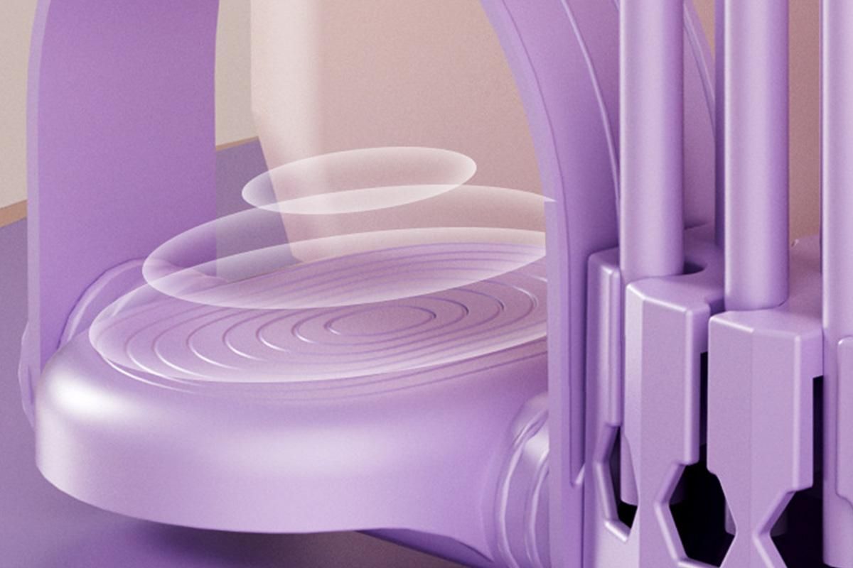 Pedal Resistance Band with Handles Adjustable Detachable Multifunction Pedal Resistance Band for Abs Arms Waist Legs Home Fitness - Purple โ image 5