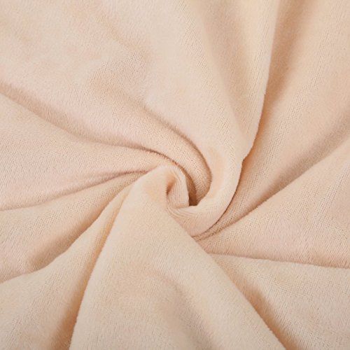 Super Soft Faux Fur Blanket Ultra Plush Decorative Throw Blanket for Kids Sofa cover blanket, bed blanket(Peach,51"x63") โ image 5