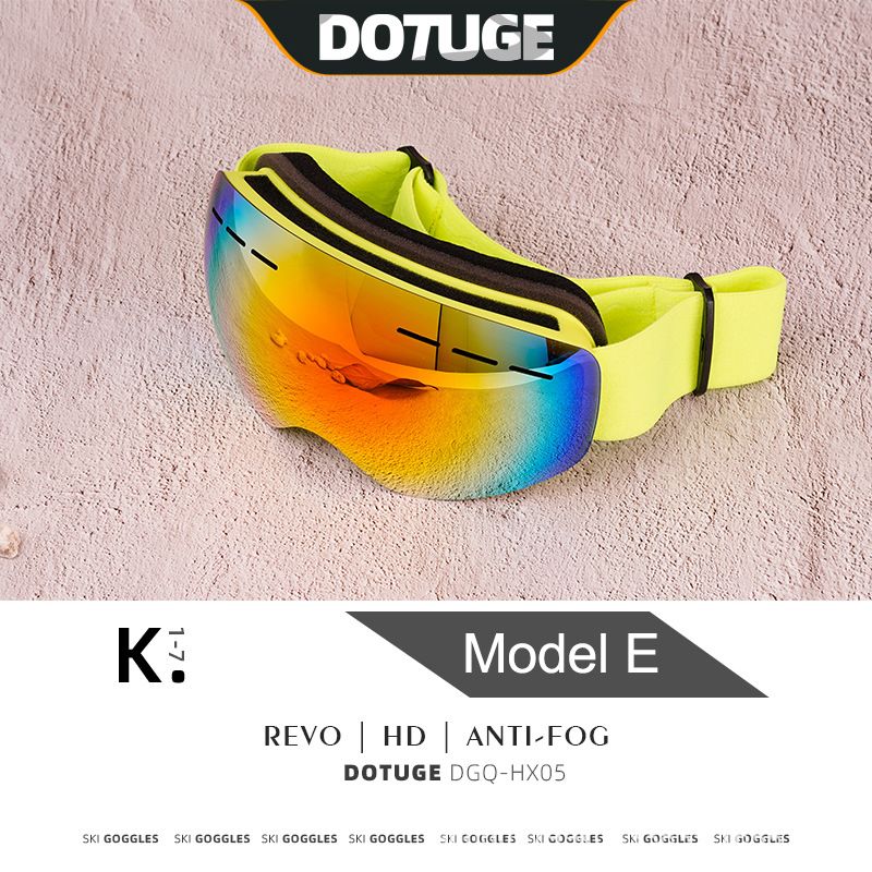 Kids Snow Goggles with Large Spherical Lens, Double-Layer Anti-Fog HD Lens, UV400 Protection, Adjustable Elastic Strap, Ideal for Skiing, Snowboarding & Winter — image 6