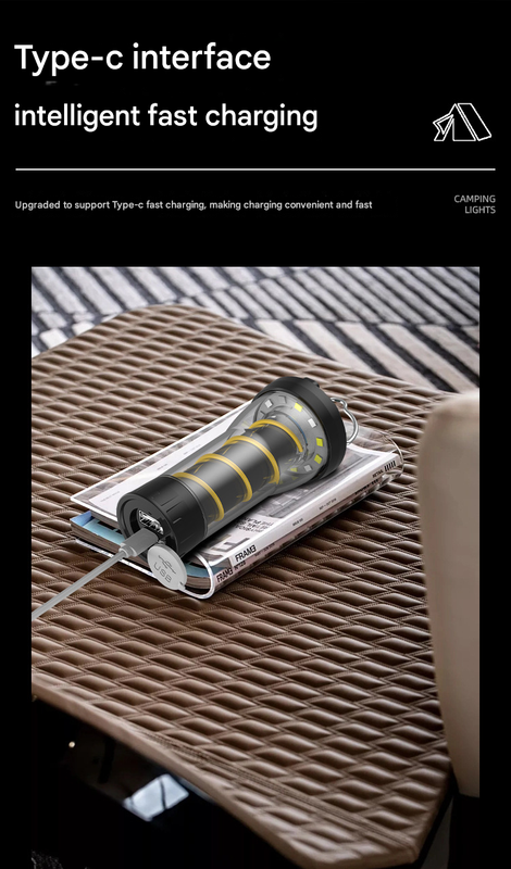 Vintage Lighthouse LED Camping Lantern | 5-Mode Rechargeable Light with Tripod โ image 4