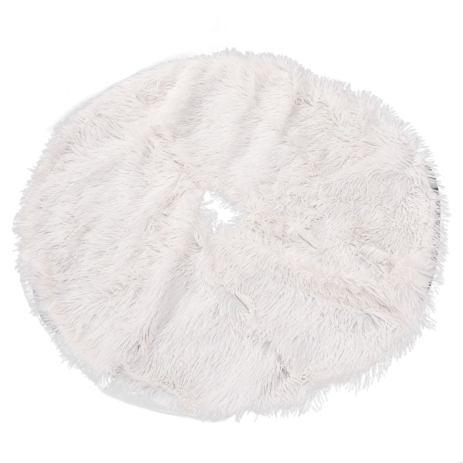 Christmas Tree Skirt Floor Mat Base Cover Round Carpet for Xmas New Year Party Holiday Home DecorationL 120CM โ image 2