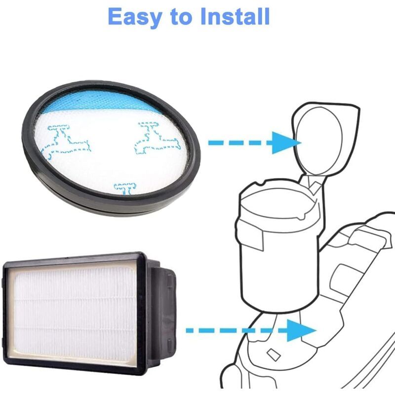 Replacement Filter Kit A RO4853EA RO4855EA, Compatible with Rowenta Compact Power XXL Vacuum Cleaner. Replaces Part ZR78000 RO4811EA RO4825E — image 3