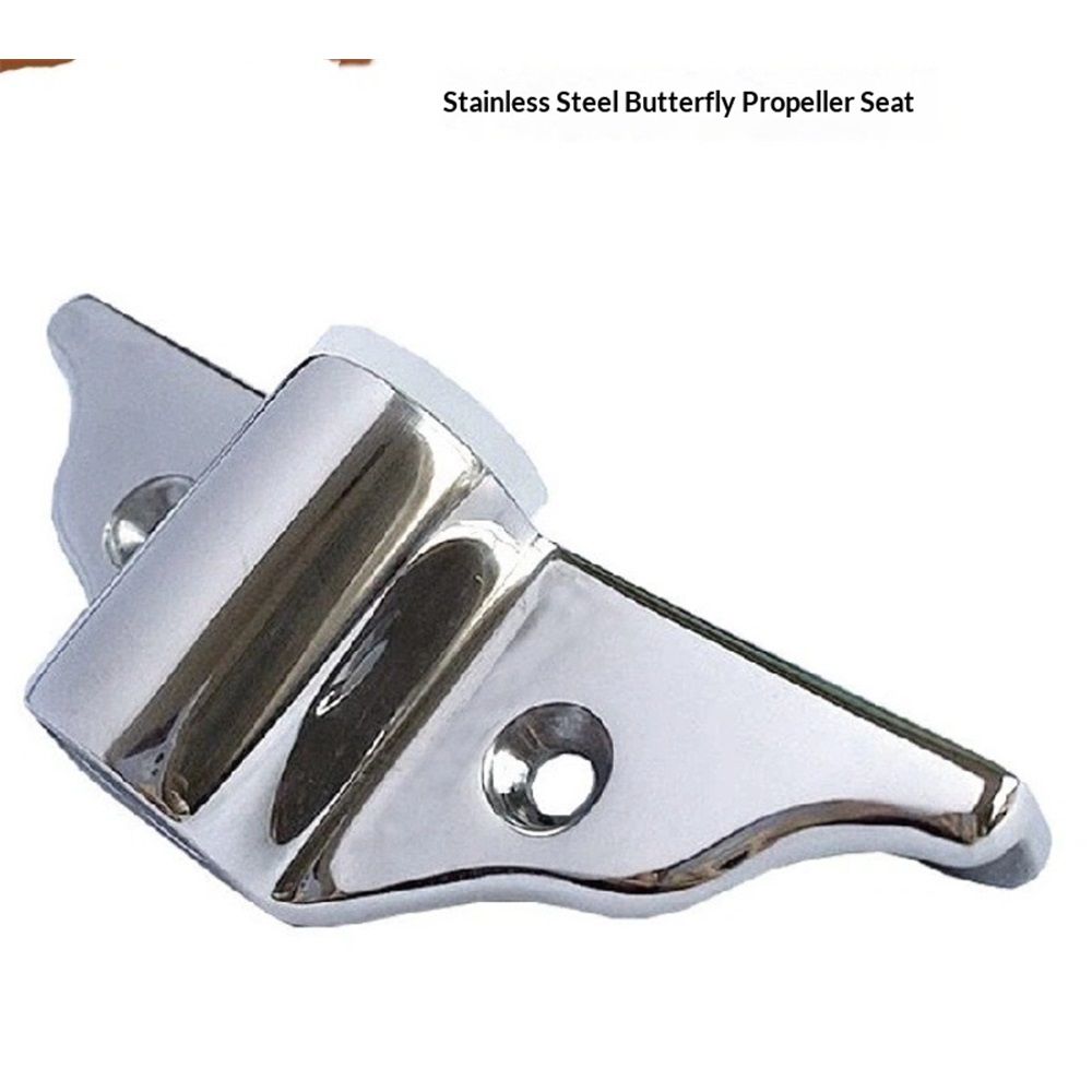 2 PCS 316 Stainless Steel Row Lock Oarlock Socket Oarlock Support Bracket for 1/2 Shank Oarlocks, for Boat Yacht(not include screws) — image 3