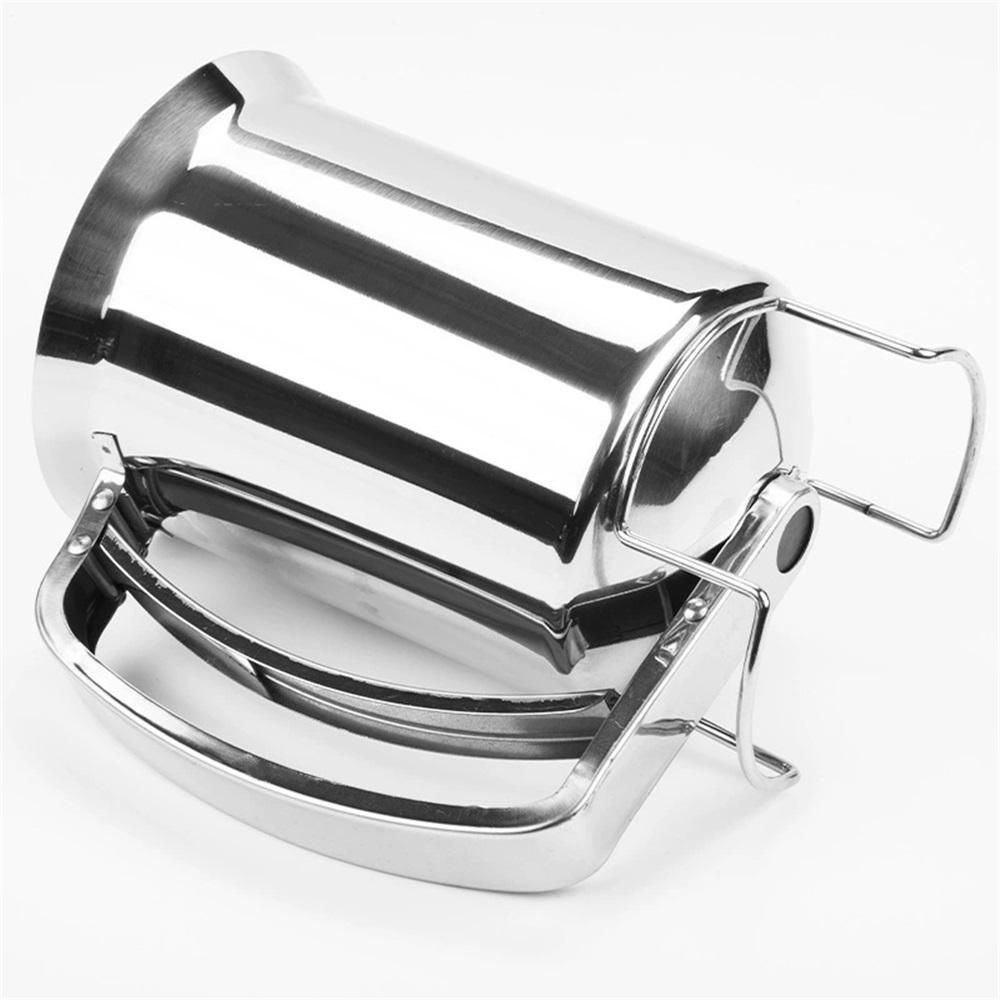 Pancake Batter Dispenser with Funnel, 304 Stainless Steel, for Baking Cupcakes Muffins Crepes Waffles โ image 2