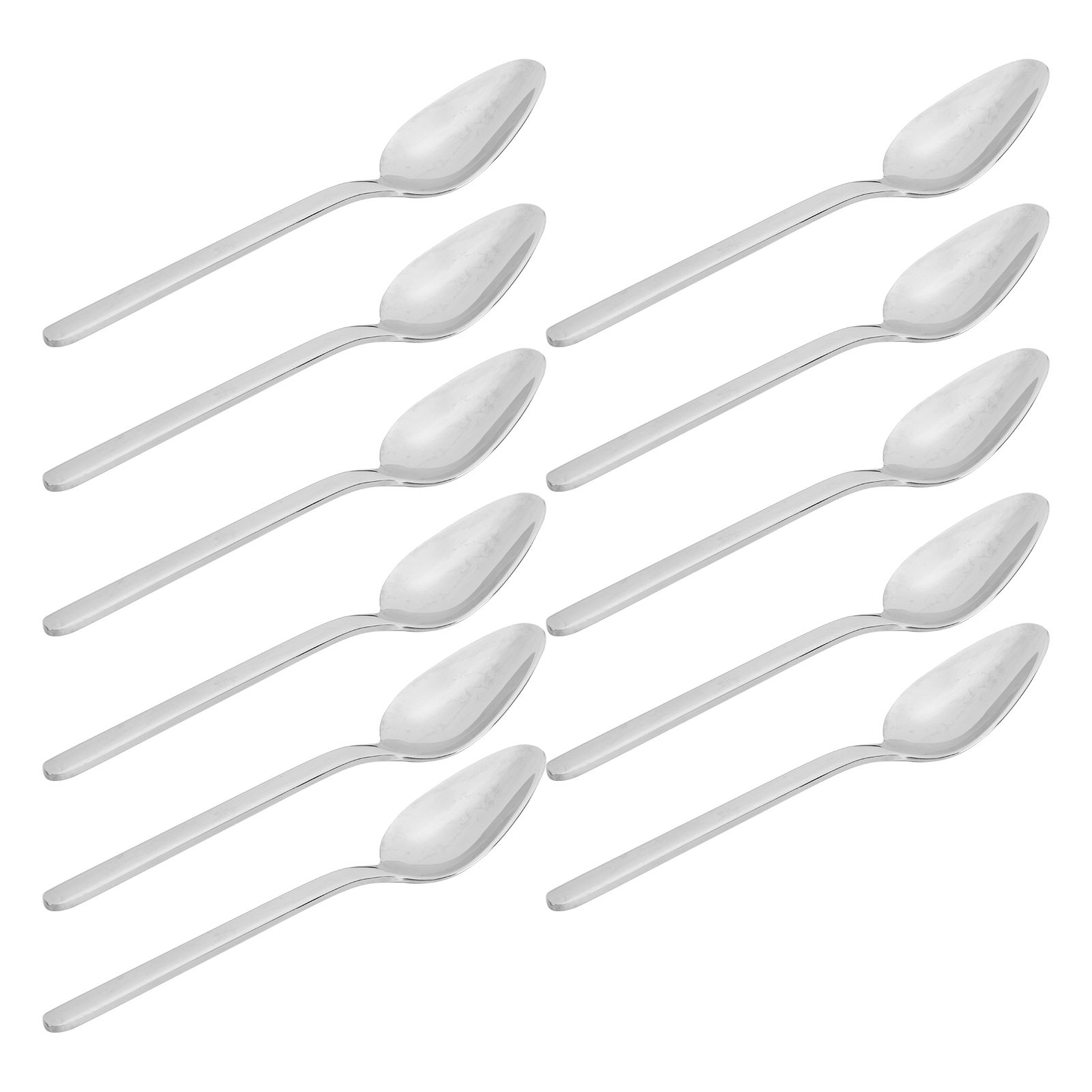 12Pcs Thickened Coffee Spoon 316 Stainless Steel Mirror Polishing Dessert Spoon Gift SetJ13421/04 — image 2