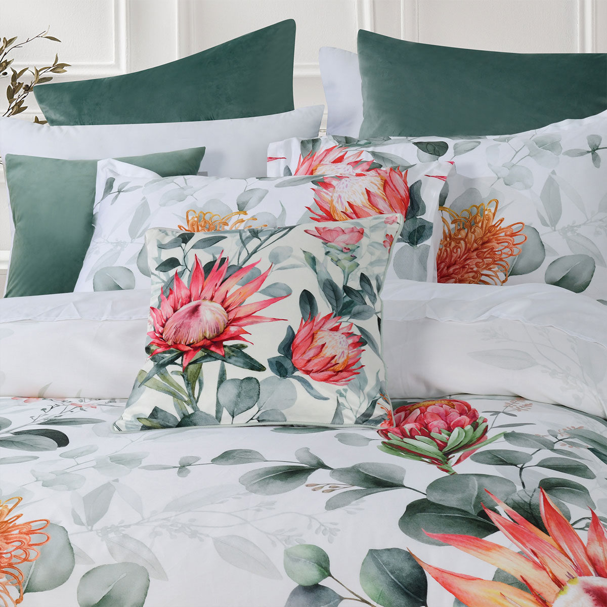 Bianca Wellingrove White Cotton Sateen Quilt Cover Set Queen — image 3