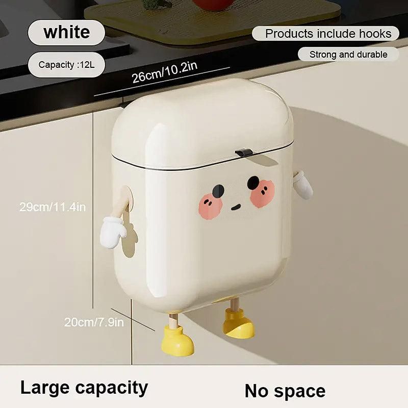 Large Waterproof Wall Mounted Rubbish Bin for Kitchen Bathroom Waste Storage โ image 5