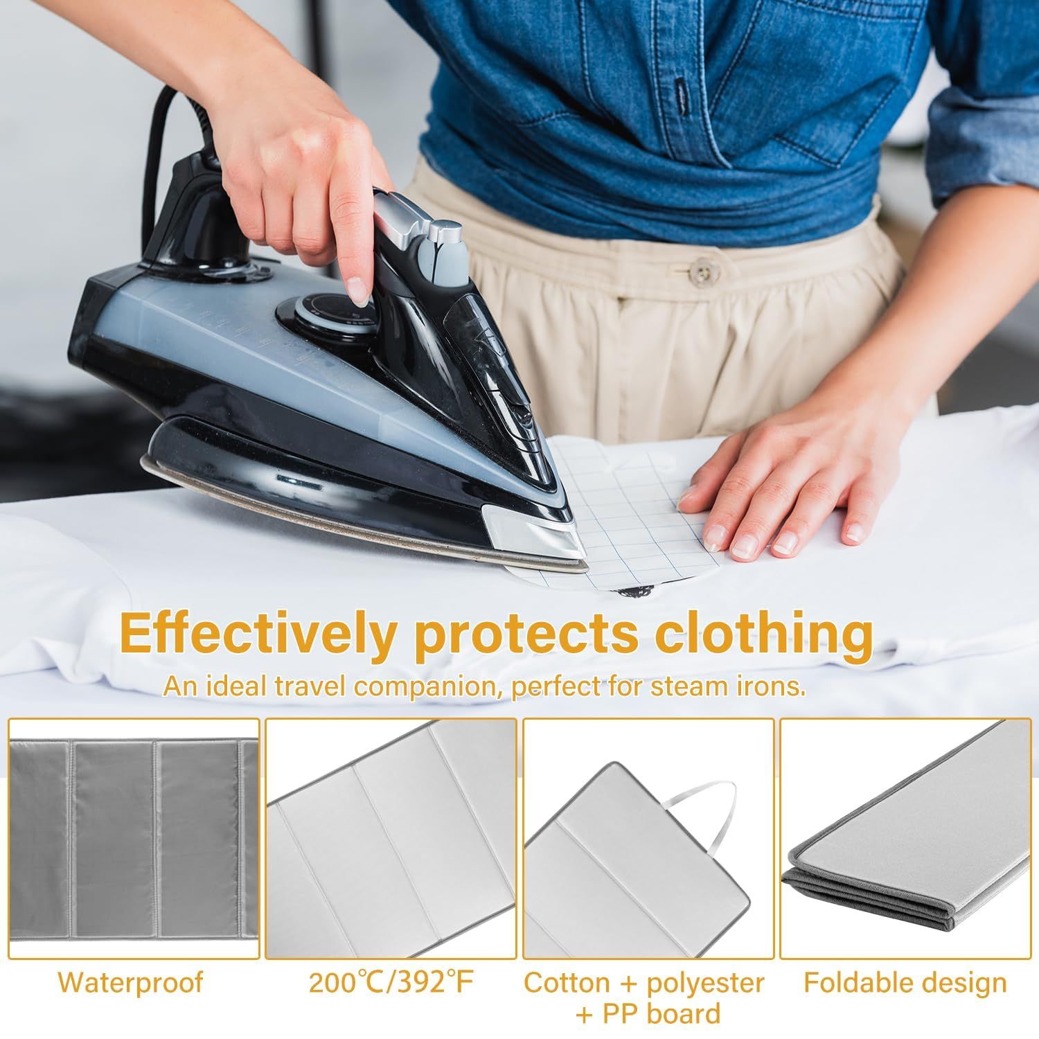 Four fold hanging ironing machine — image 2
