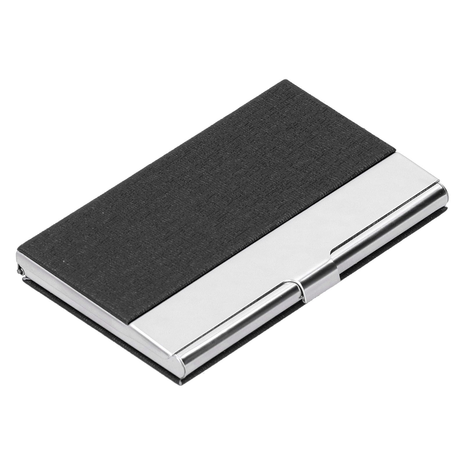Business Card Holder Stainless Steel Name Card Case for Traveling and Business SuppliesBlack 701# — image 2