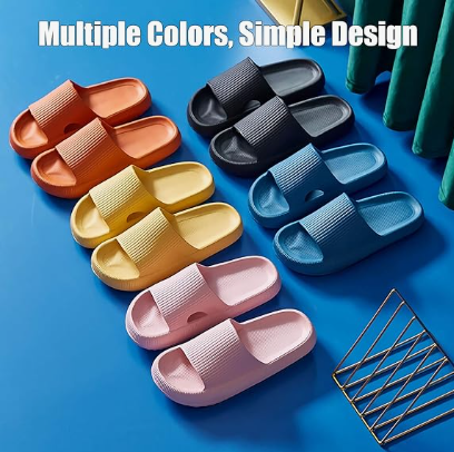 Cloud Slippers for Women and Men, Pillow House Slippers Shower Shoes Indoor Slides Bathroom Sandals, Ultimate Comfort, Lightweight, Thick Sole โ image 6