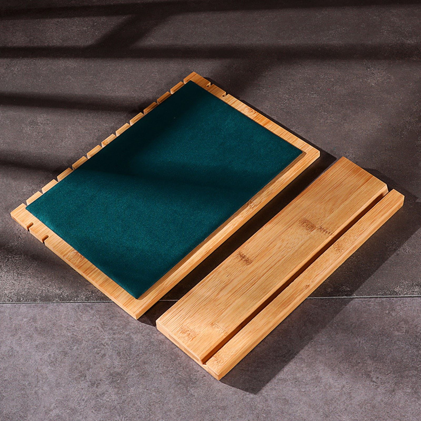 Bamboo Wood Pendant Display Board Jewelry Display Board Necklace Rack Removable Jewelry Display Props โ image 3