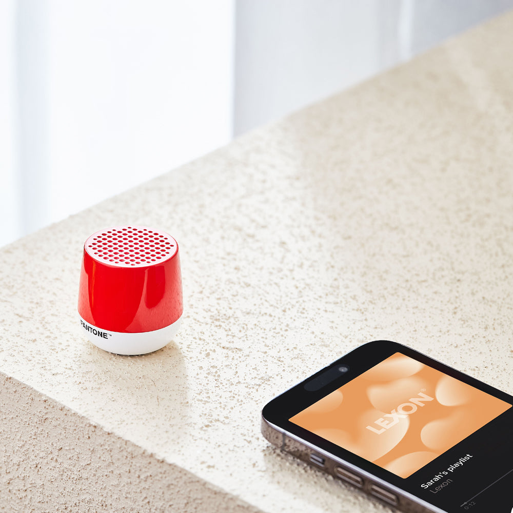 Lexon Mino+ Mini Bluetooth Speaker PANTONE - 2035 Red — image 4