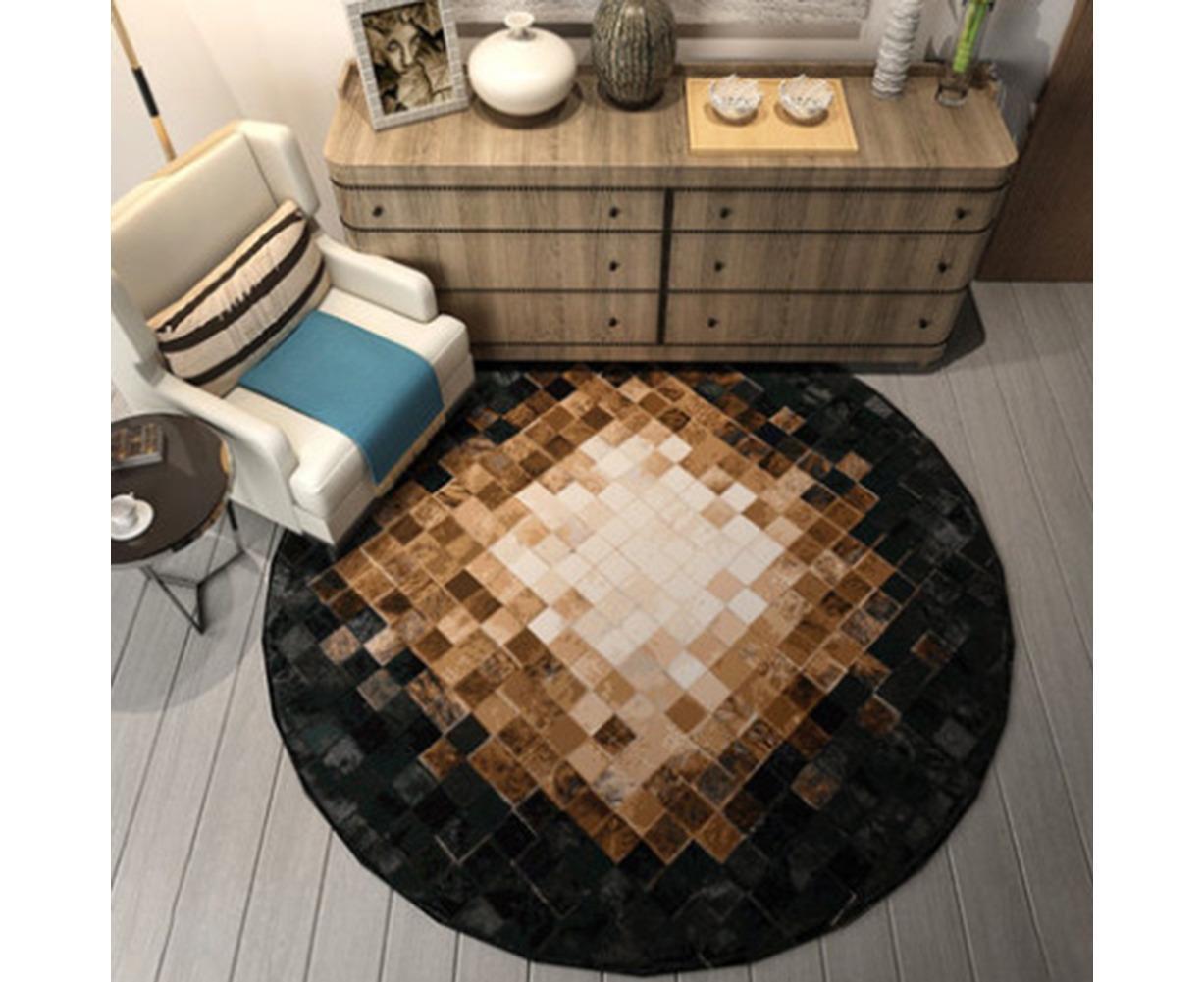 Round Shape Waterproof Non-slip Living Room Bedroom Floor Rug Carpet Blanket โ image 3