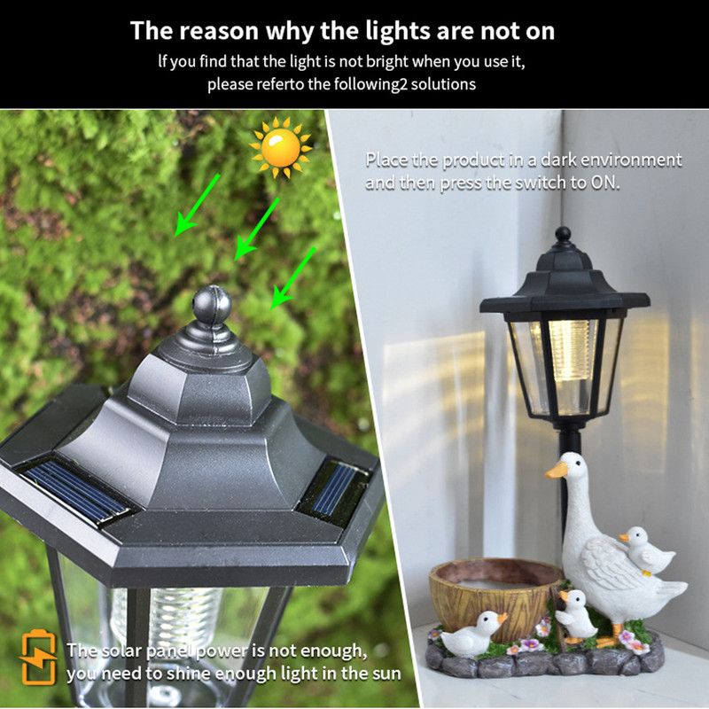 Creative Cute Duck Resin Flower Pot Solar Outdoor Light, Courtyard and Garden Decorative Ornament—Retro Lawn Ambiance Night Light, Multifunctional Flower Pot — image 5