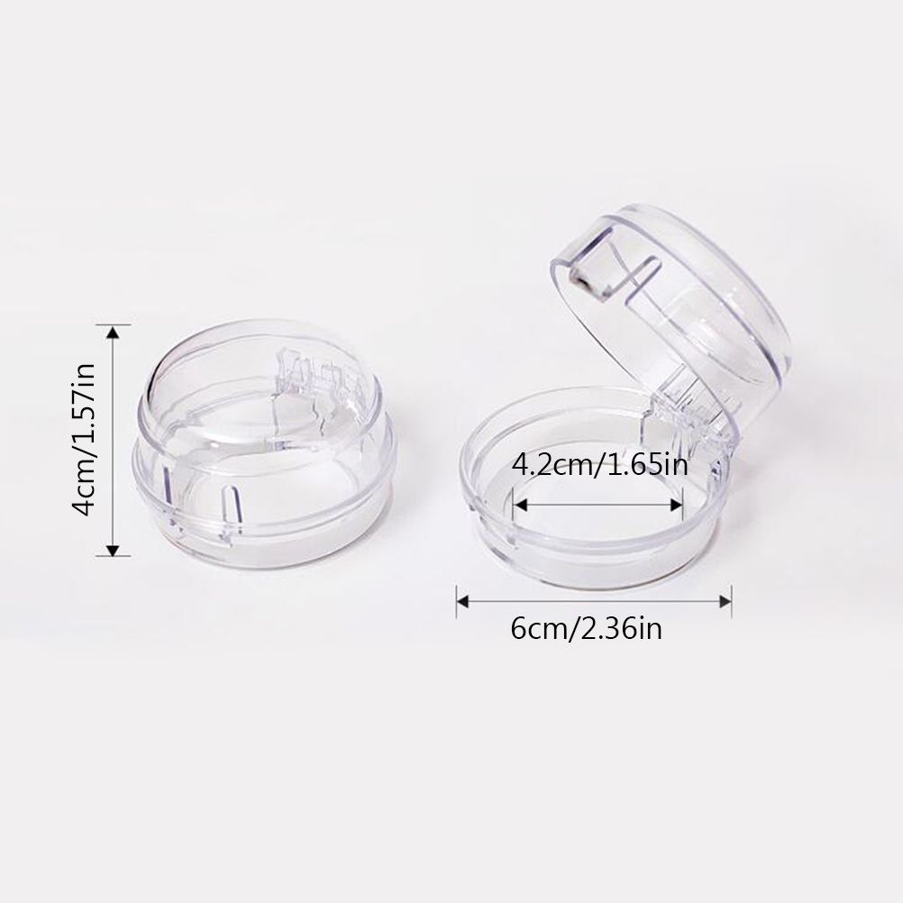 6Pcs Clear Stove Knob Safety Covers Child Safety Guards Heat Resistant Child Proof Lock for Oven Stove Top Gas Range — image 4