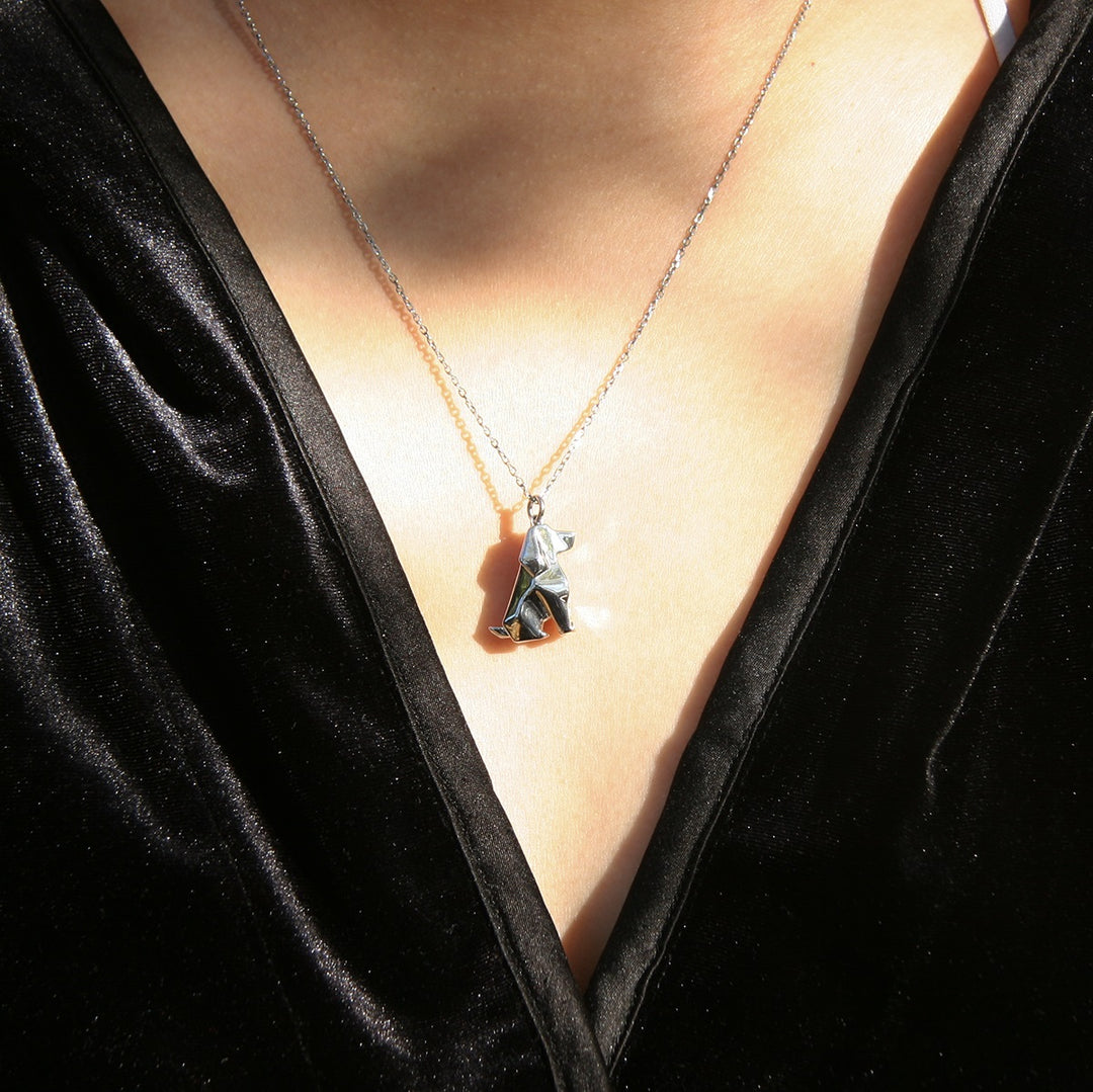Gift Box - Dog White Gold Aroma Necklace + Purify Oil Blend โ image 3