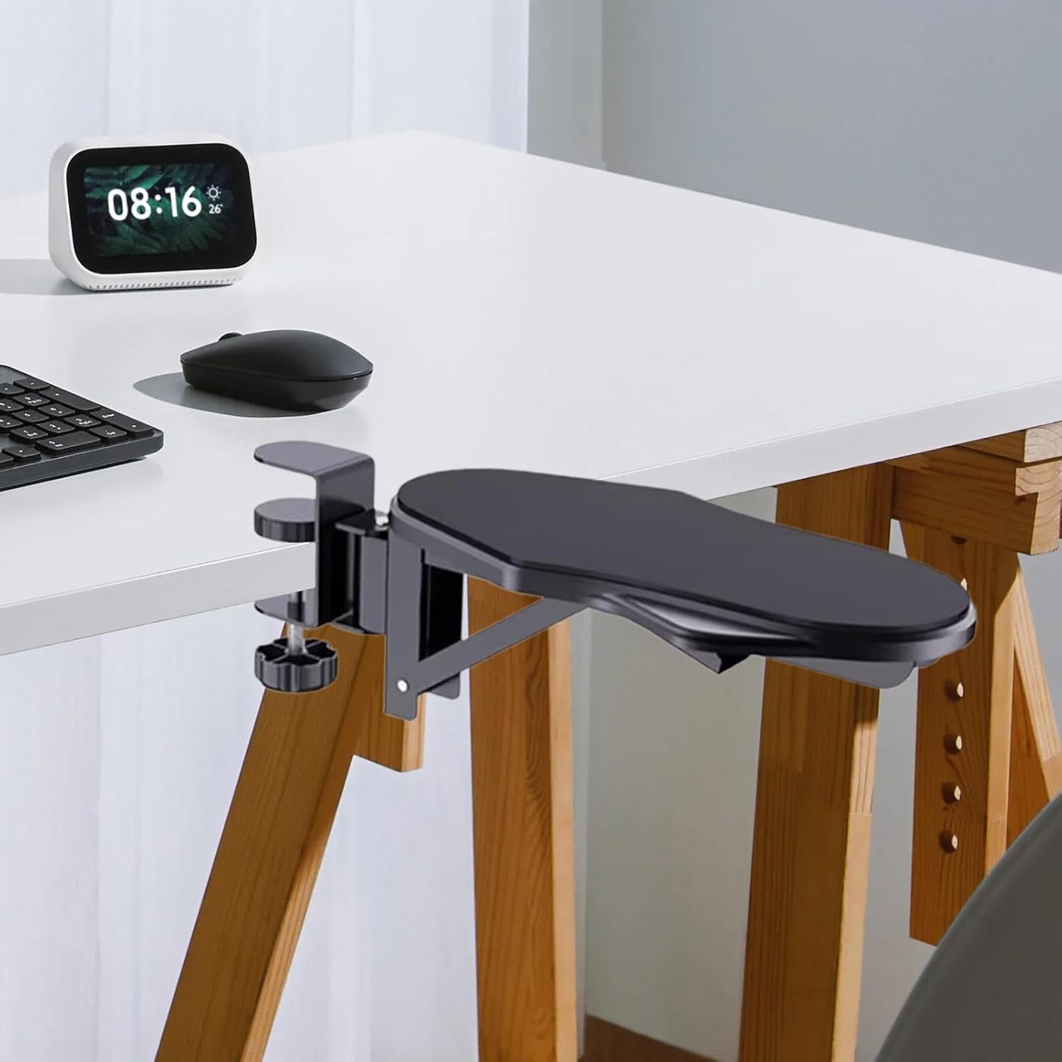 Computer Armrest for Desk, Ergonomic Elbow Support for Home Folding Rotating Model — image 3