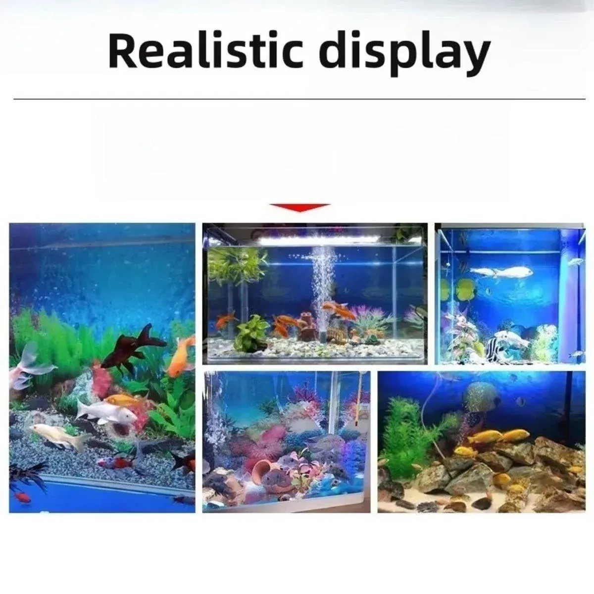 Aquarium Background Fish Tank Wallpaper Double Sided Decoration Sticker Paper - A-50cmx102cm — image 5