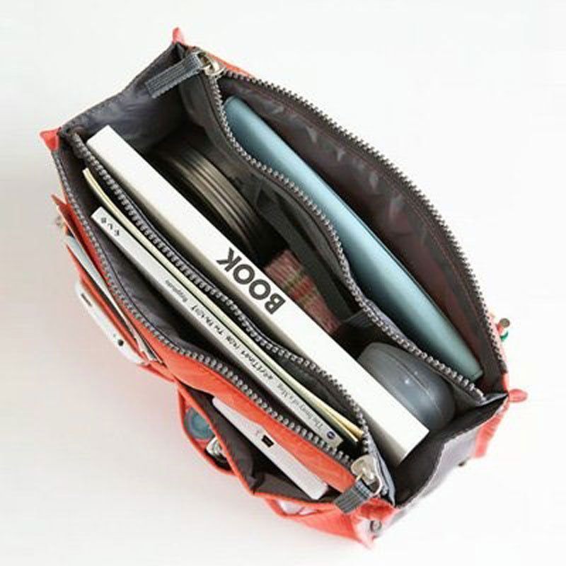 Craftsman Double Zipper Makeup Bag Oxford Cloth Sky Blue โ image 6