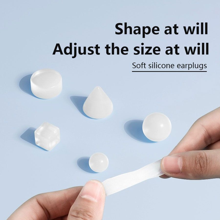 Swimming Ear Plugs, Waterproof Reusable Silicone Swim Earplugs for Swimming Surfing Snorkeling and Other Water Sports — image 4