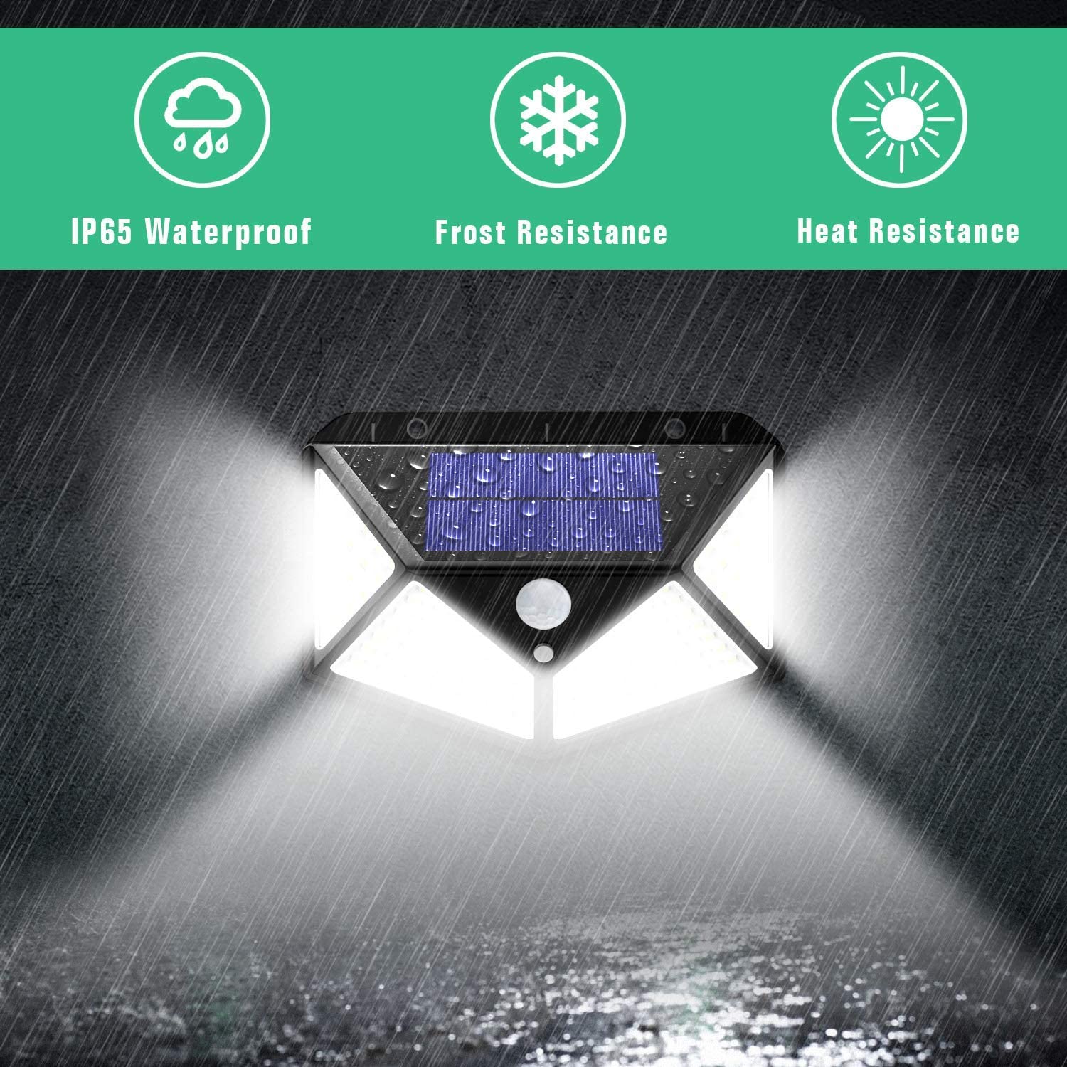 100 Waterproof LED Solar Fairy Light Outdoor with 8 Lighting Modes for Home,Garden and Decoration (4 pack) โ image 4