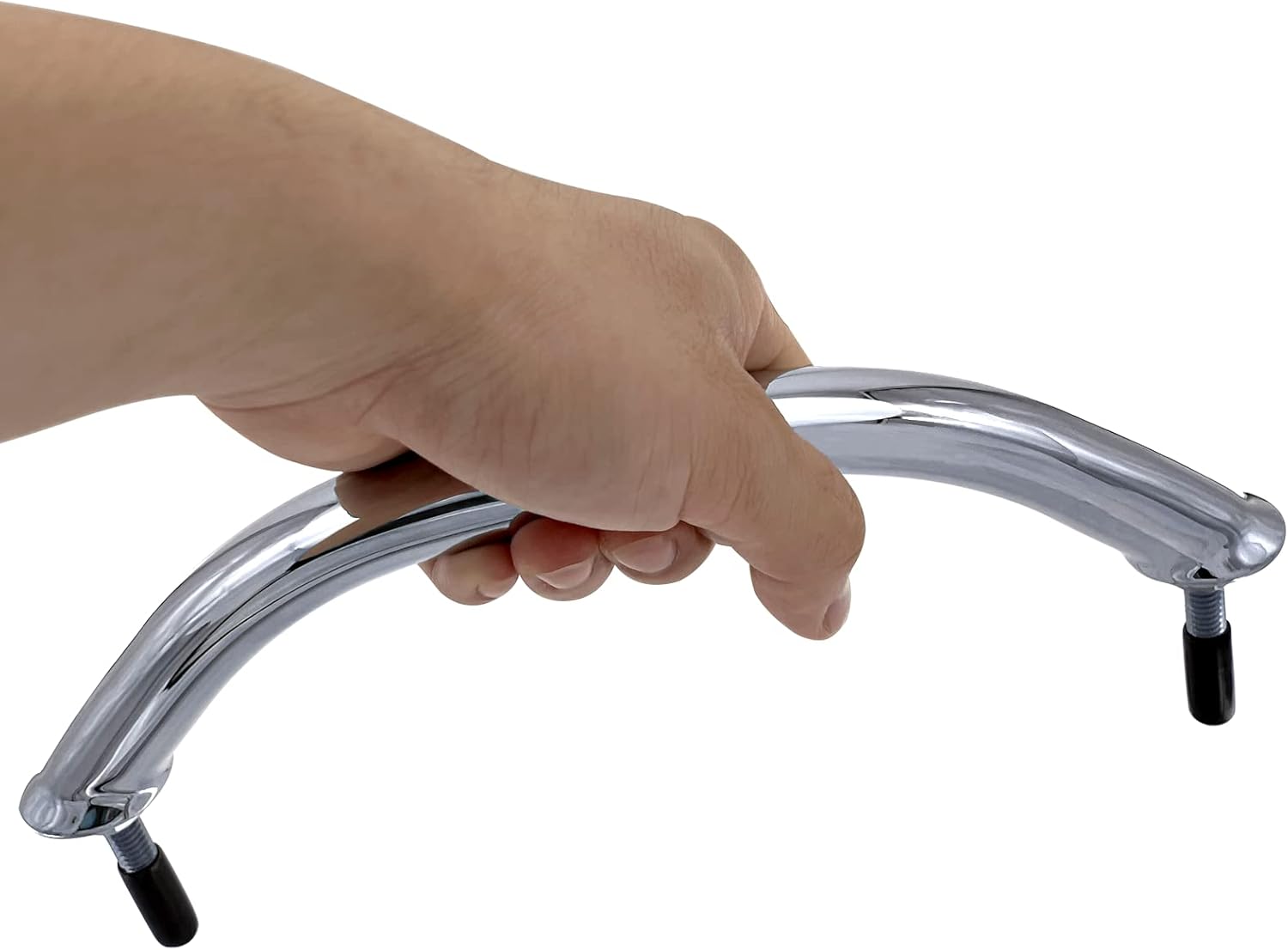 Boat 316 Stainless Steel 8-3/4'' Polished Grab Handle Oval Tube Bar Handrail for Marine Yacht RV — image 6