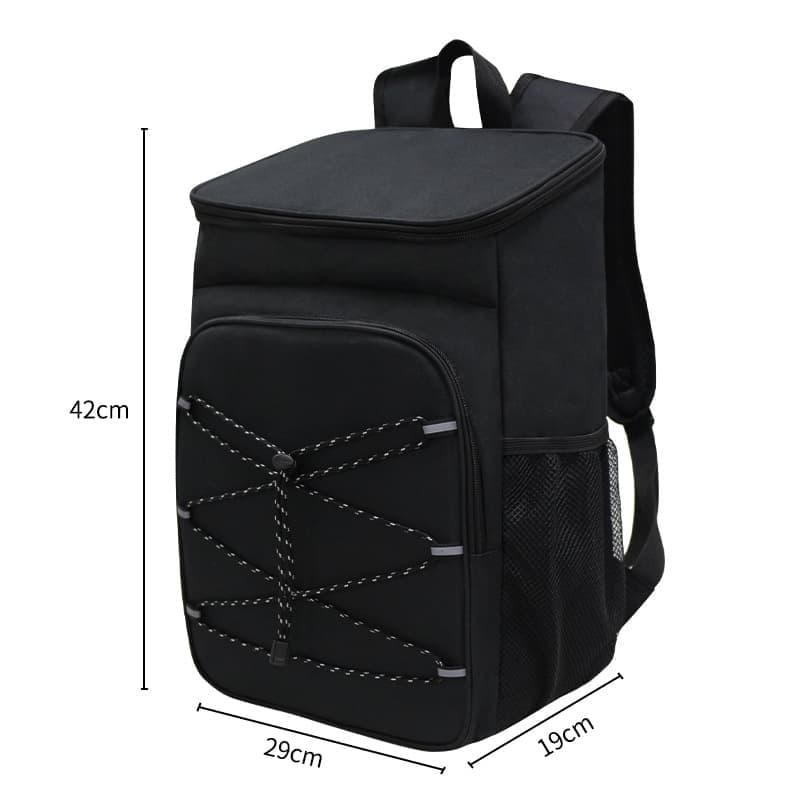 40L Insulated Backpack Cooler Bag Waterproof for Picnic Camping Travel Lunch Grill, Black — image 2