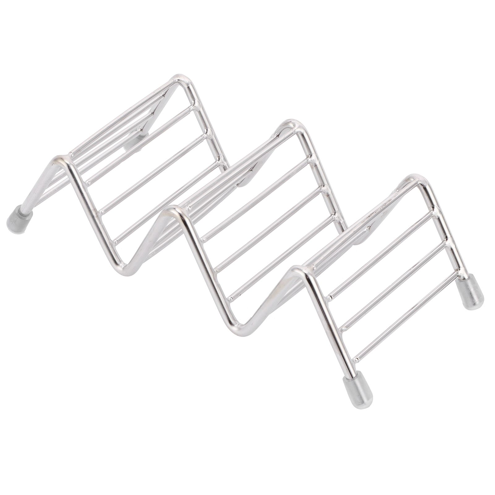 Taco Holder Innovative 304 Stainless Steel Pancake Stand Tray for Kitchen Restaurant2/3 Grid โ image 4
