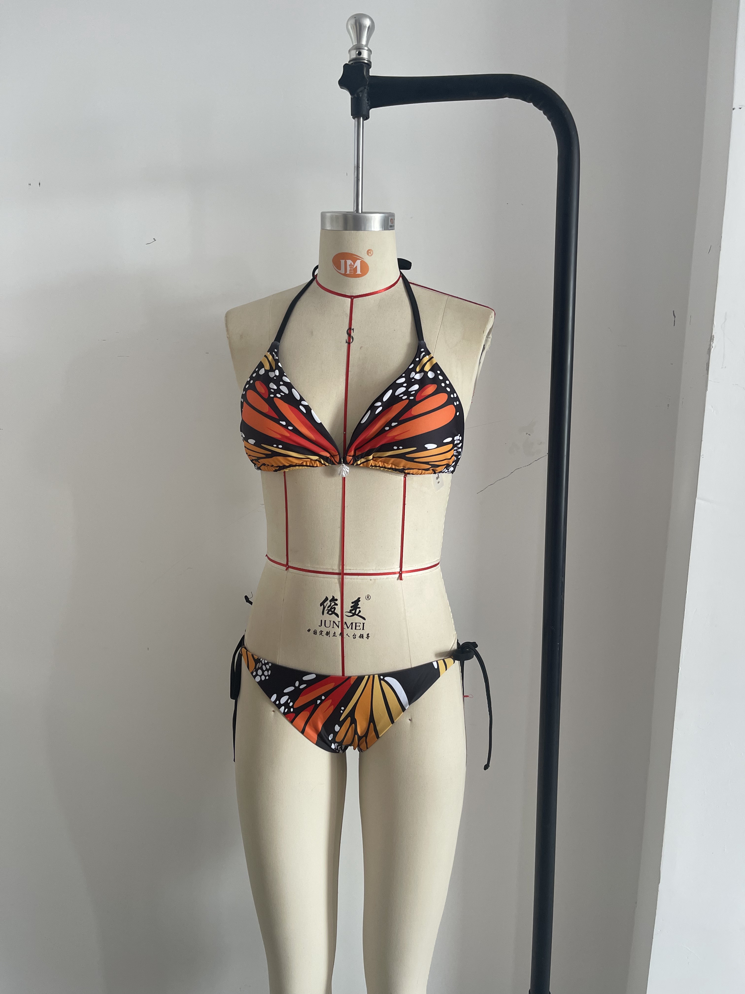 Butterfly Print Bikini 2026 New Creative Design Deep V Sexy Swimsuit Size L โ image 4