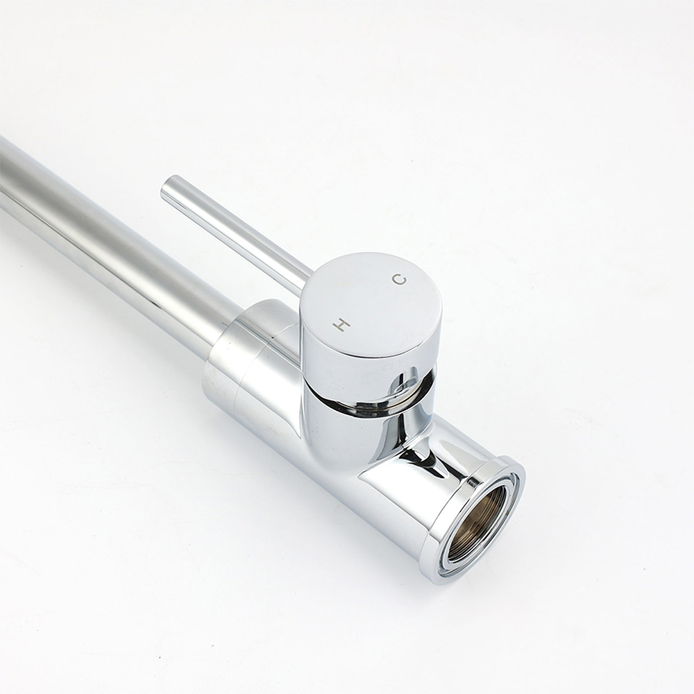 WELS Chrome Kitchen Laundry Swivel Sink Mixer Faucet Tap Spout Stainless Steel — image 5