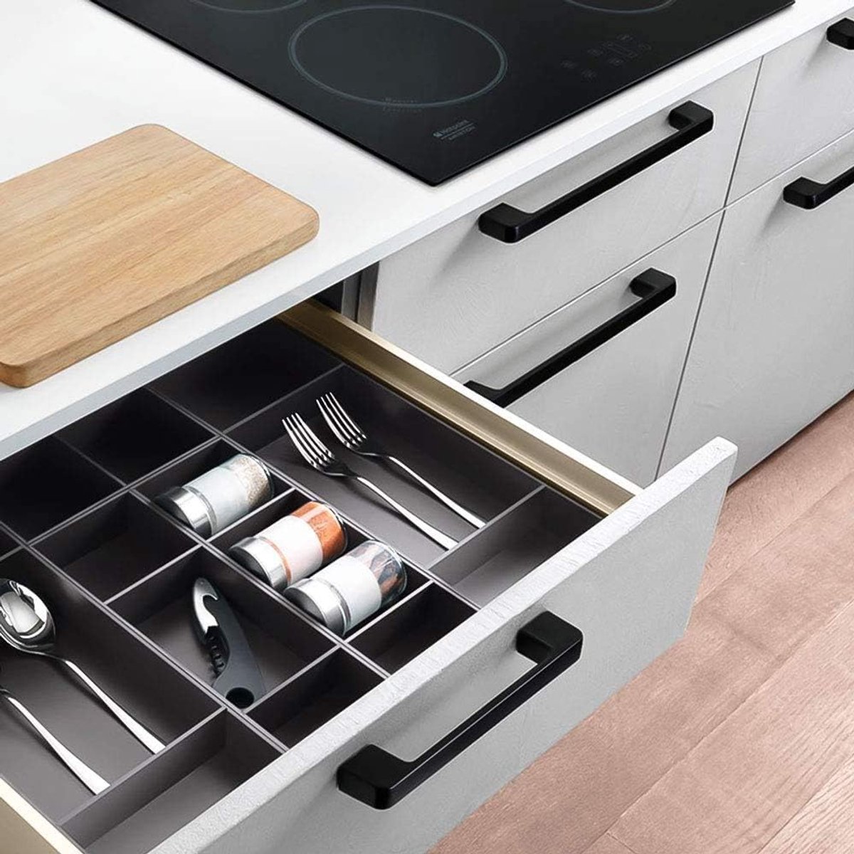 Kitchen cabinet handles - 10 pieces black kitchen handles - Furniture handles - Kitchen handle - Kitchen Cabinet handles - Drawer handles - Cabinet handles — image 5
